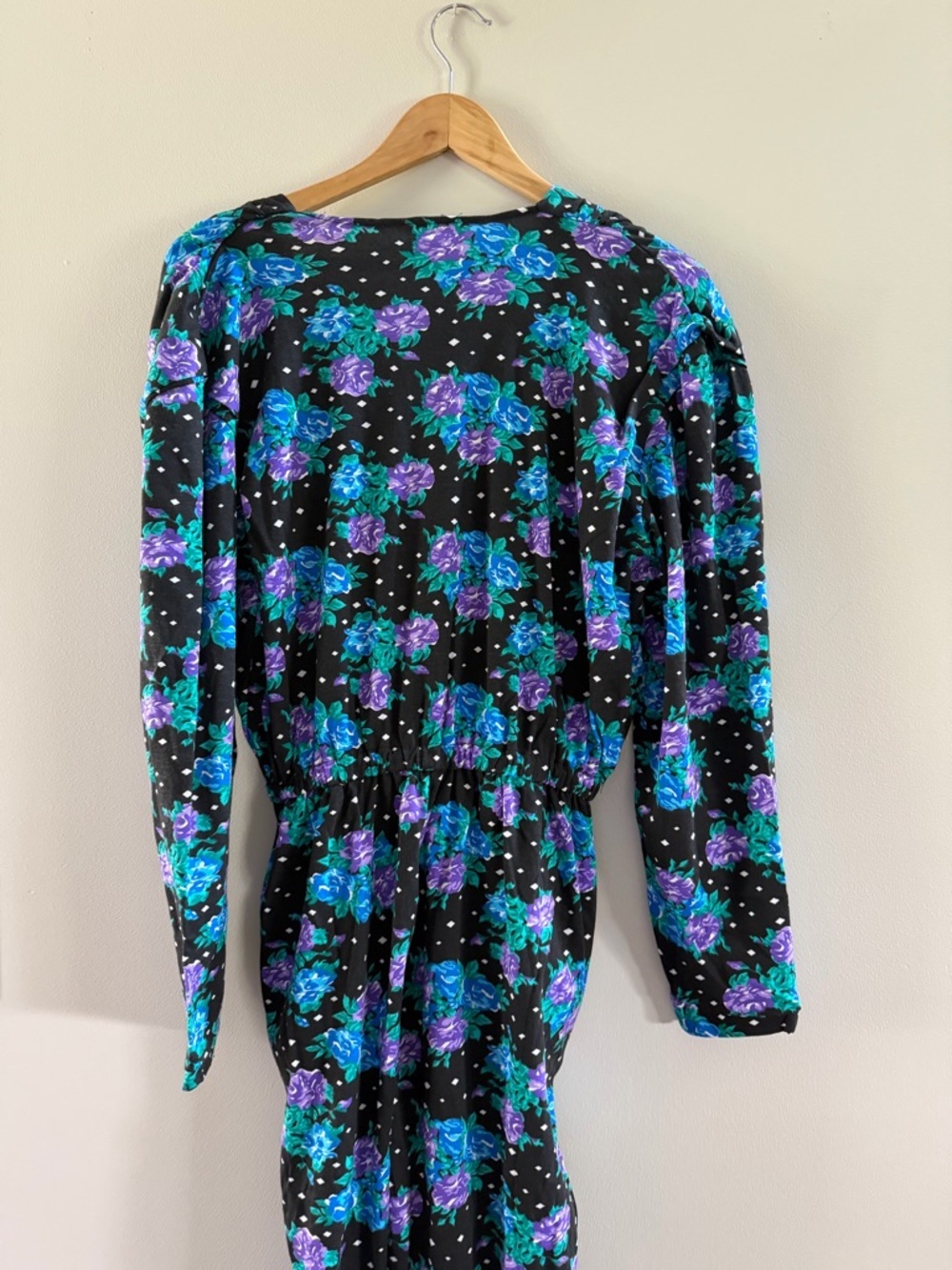 vintage floral jumpsuit 80s Halloween Mooncraft w/pockets Size medium - Picture 8 of 12